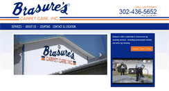 Desktop Screenshot of brasurescarpetcare.com